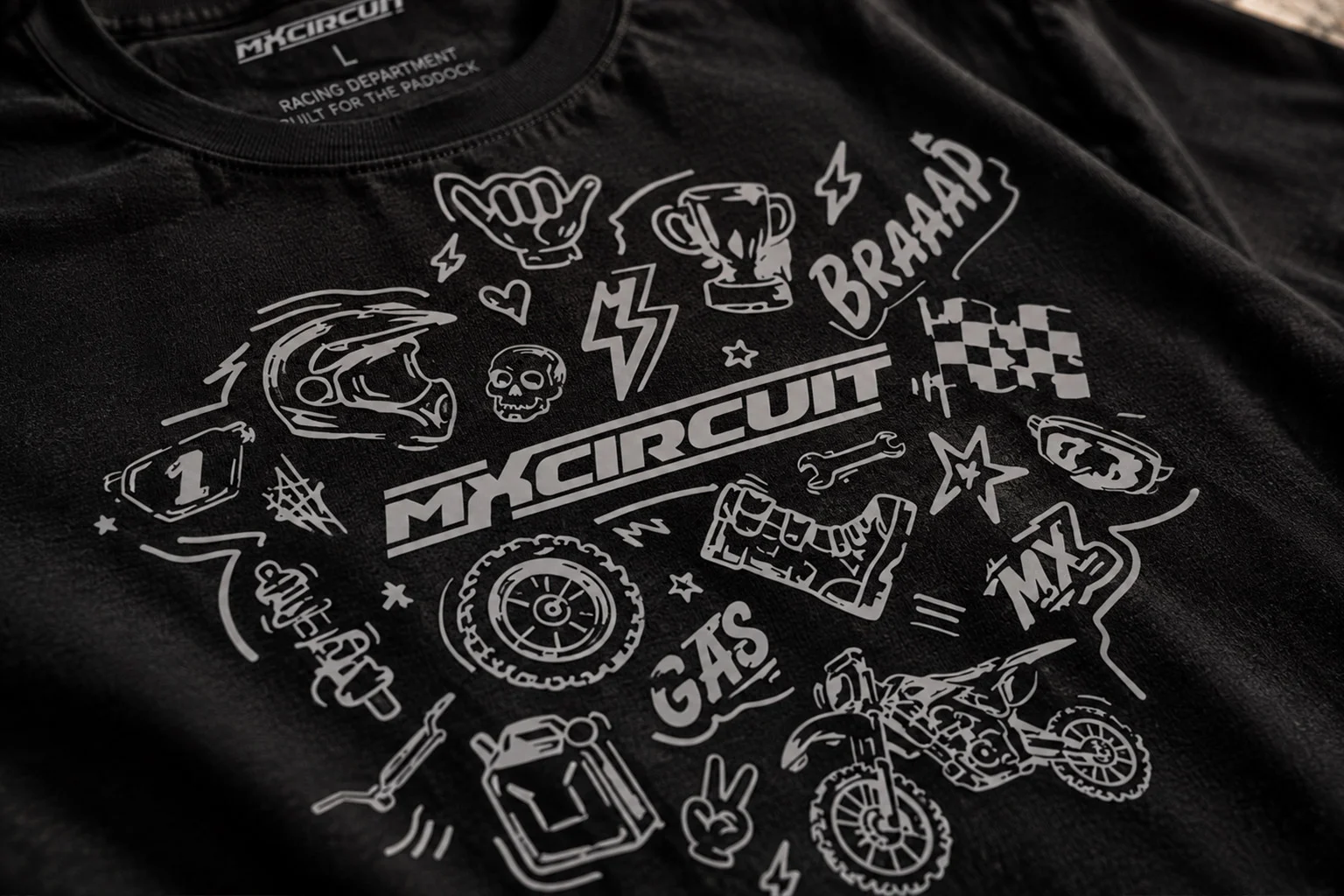 Camiseta MXCircuit Doodle
