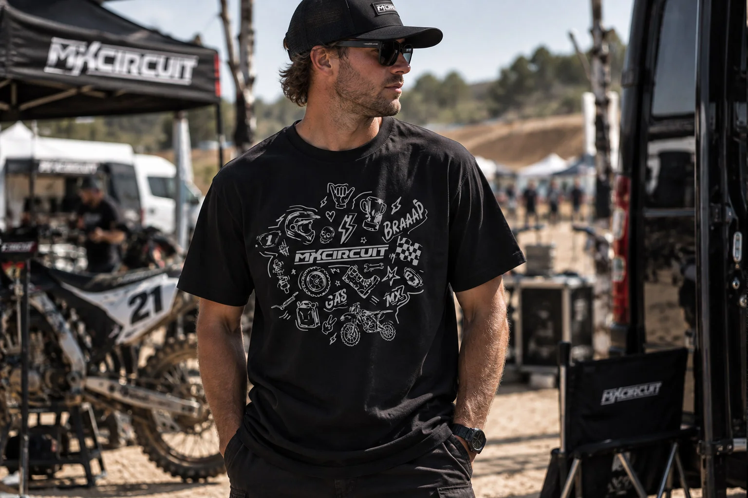 Camiseta MXCircuit Doodle