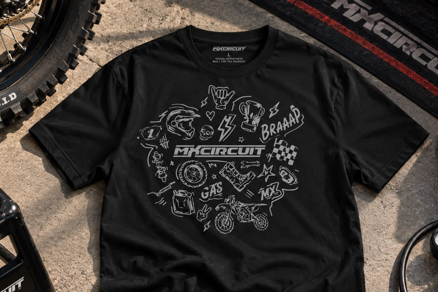 Camiseta MXCircuit Doodle