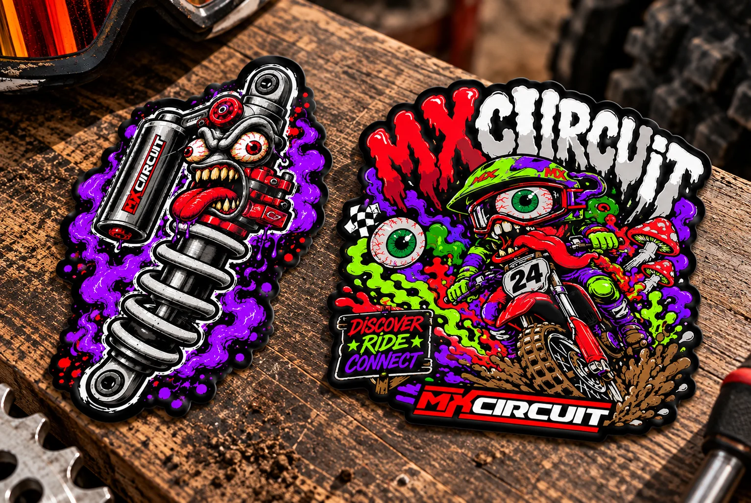 MXCircuit Psycho MX Sticker Pack