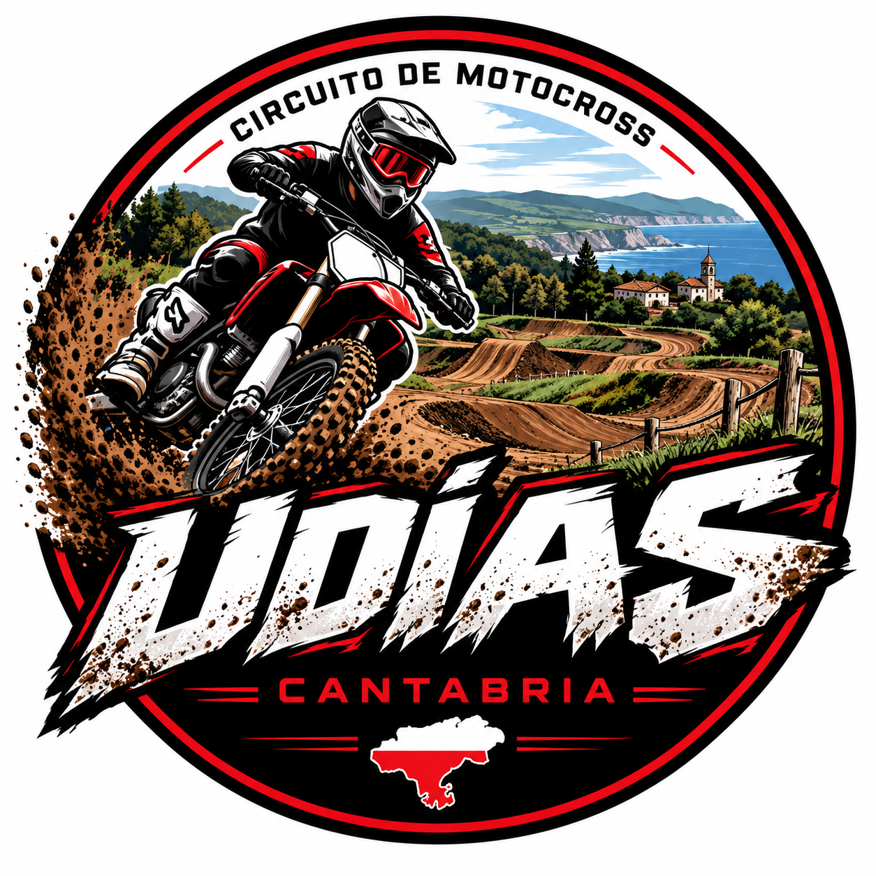Logotipo de Circuito de Motocross de Udías