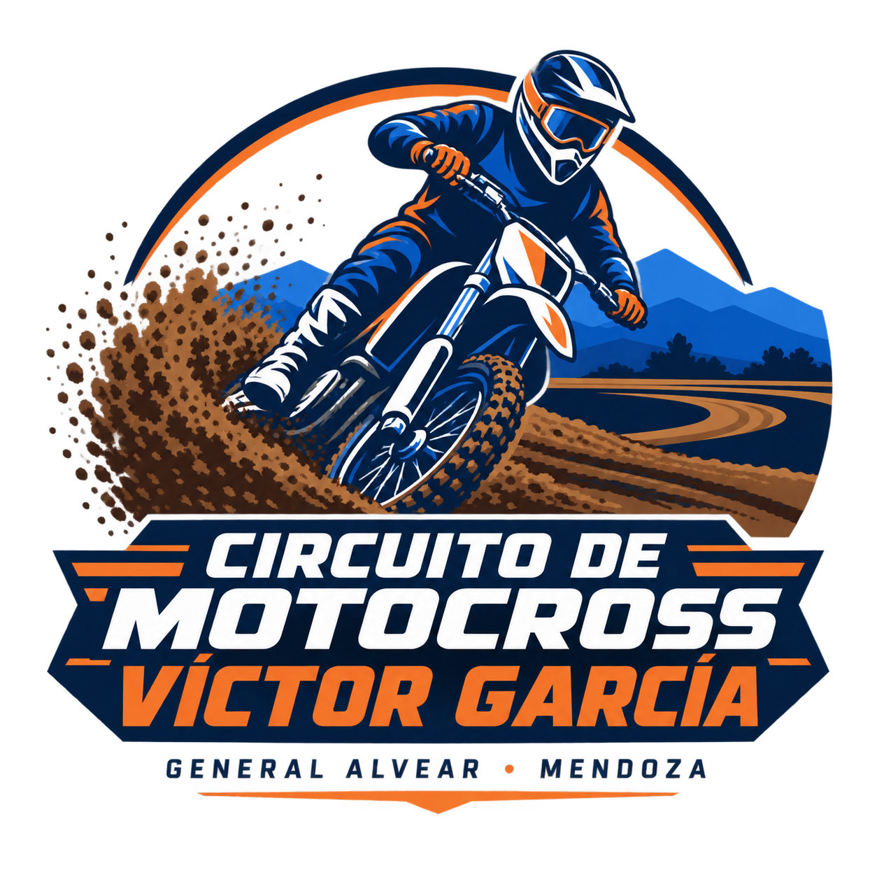 Logotipo de Circuito de Motocross Víctor García