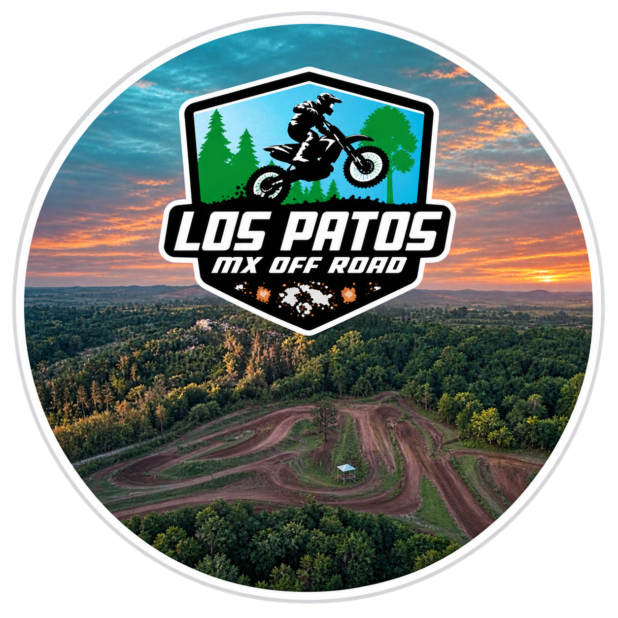 Logotipo de Los Patos MX y Off Road