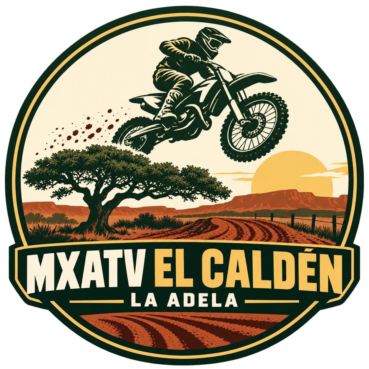 Logotipo de MX-ATV El Caldén